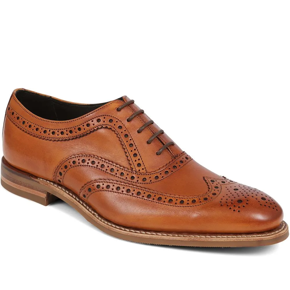 Fearnley Goodyear Welted Leather Oxford Brogues - FEARNLEY / 272342443304 - Tan sold by Jones Bootmaker product image thumbnail 3