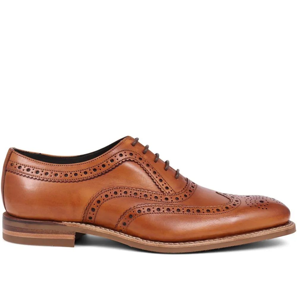 Fearnley Goodyear Welted Leather Oxford Brogues - FEARNLEY / 272342443304 - Tan sold by Jones Bootmaker product image thumbnail 4