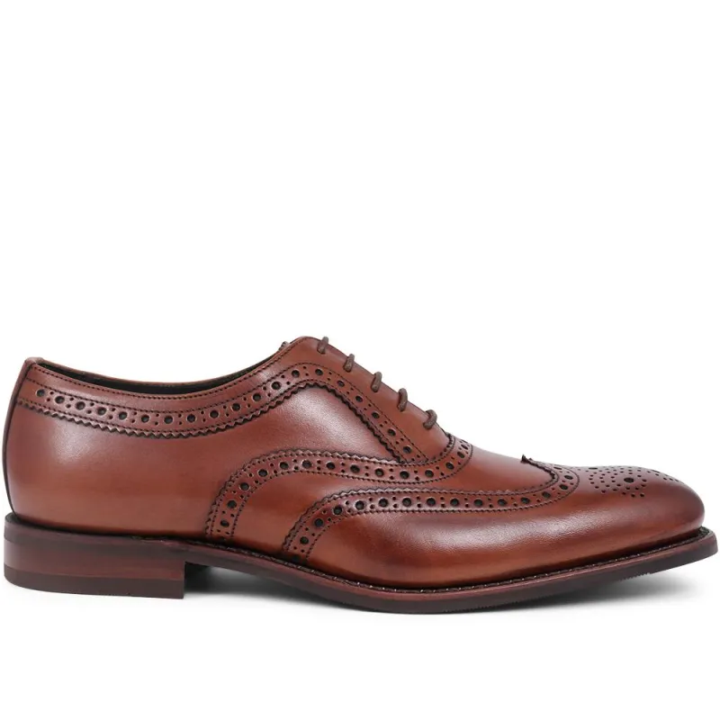 Fearnley Goodyear Welted Leather Oxford Brogues - FEARNLEY / 272342443304 - Brown sold by Jones Bootmaker
