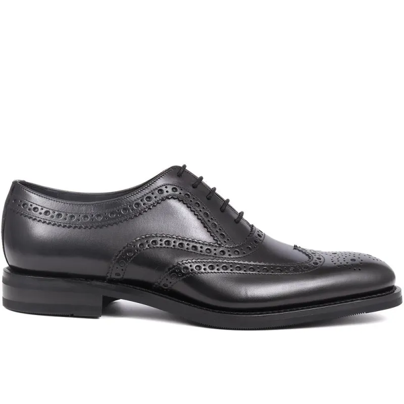 Fearnley Leather Oxford Brogues - FEARNLEY / 272342443304 - Black sold by Jones Bootmaker