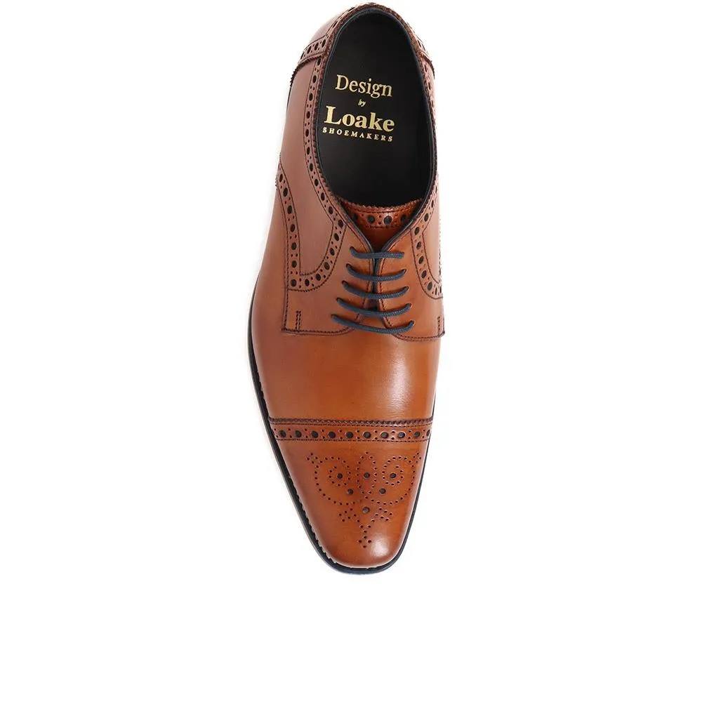 Foley Calf Leather Derby Brogue - FOLEY / 27254229 - Tan sold by Jones Bootmaker product image thumbnail 5