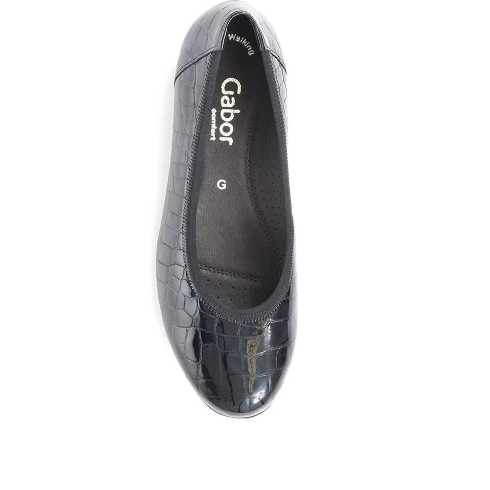 Splash Smart Ballet Pumps - GAB36538 / 322 834 - Navy Croc sold by Jones Bootmaker product image thumbnail 4