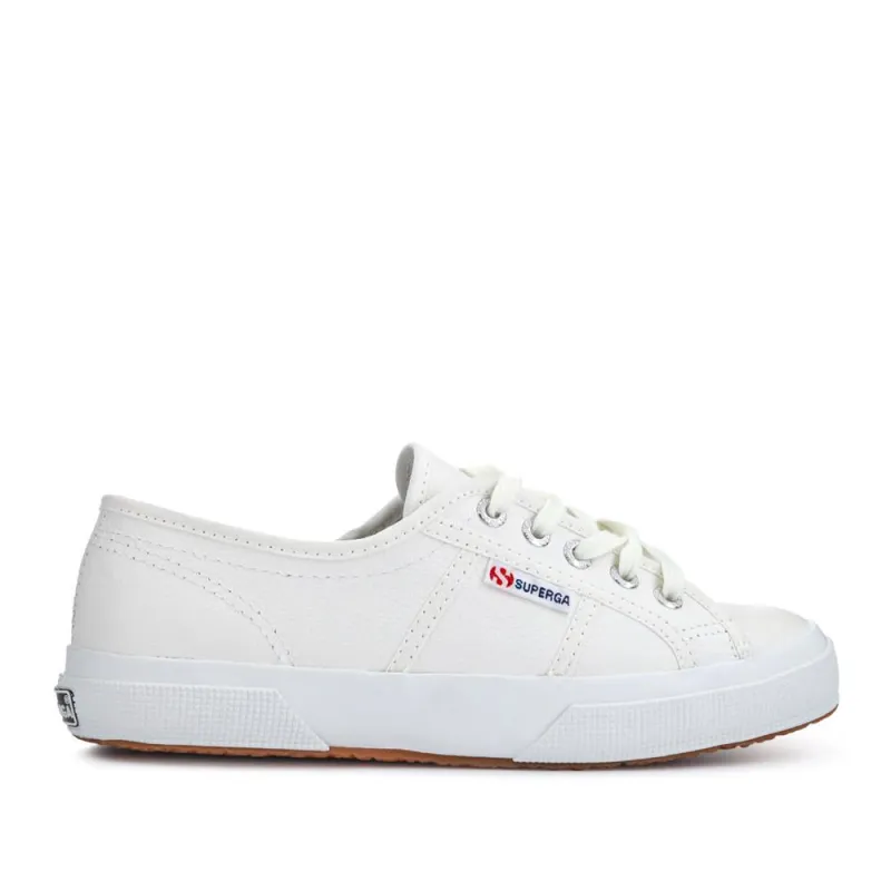 Tumbled Casual Leather Trainers - ARDGB41506 / 327 555 - White sold by Jones Bootmaker