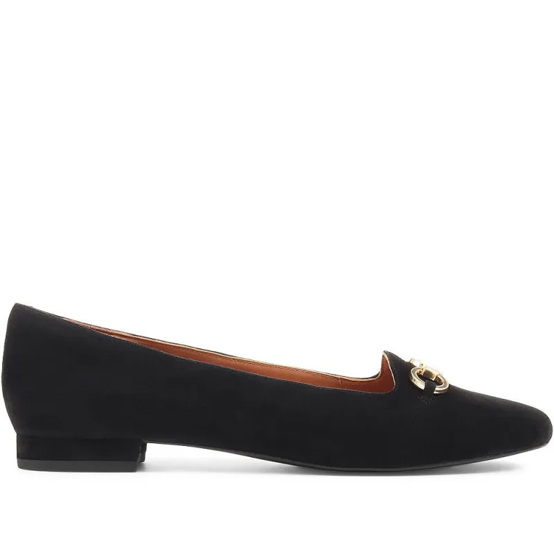 Sienne Leather Snaffle Loafers - SIENNE / 323 598 - Black sold by Jones Bootmaker