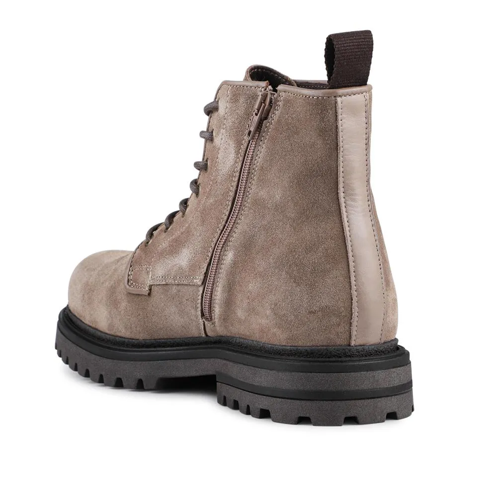 Elias Leather Lace-Up Boots - ELIAS / 328 080 - Taupe Suede sold by Jones Bootmaker product image thumbnail 3