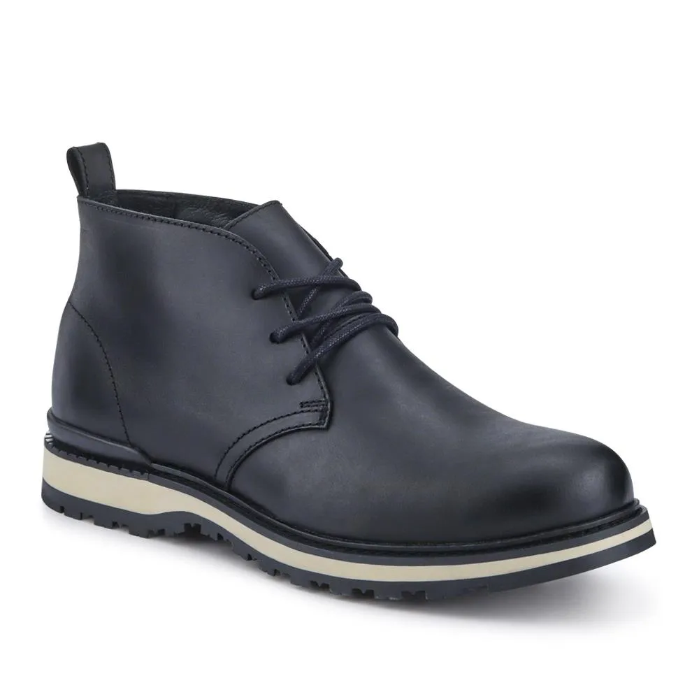 Darrel Grippy Leather Ankle Boots - DARRELL / 328 078 - Black sold by Jones Bootmaker product image thumbnail 2
