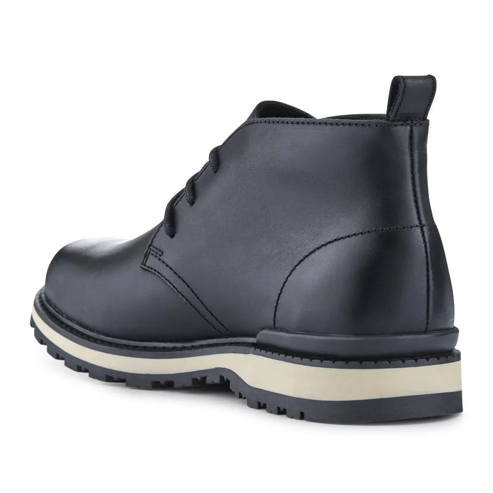 Darrel Grippy Leather Ankle Boots - DARRELL / 328 078 - Black sold by Jones Bootmaker product image thumbnail 3