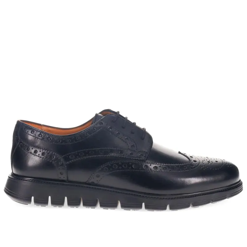 LondonCity2 Brogue Derby Shoes - LONDONCITY2 / 324 967 - Black sold by Jones Bootmaker