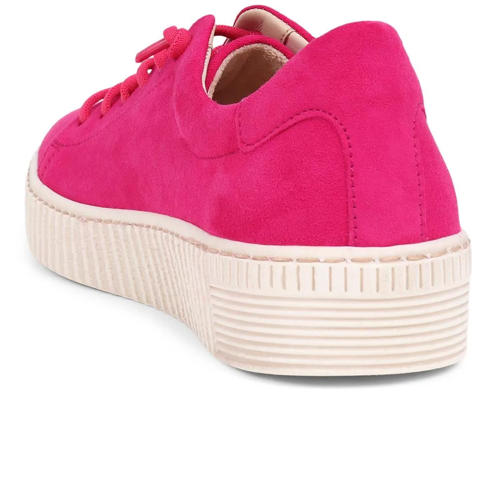 Woodall Leather Trainers - GAB37505 / 323 292 - Fuchsia sold by Jones Bootmaker product image thumbnail 3