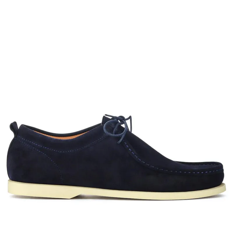 Phenix Leather Moccasins - PHENIX / 327 101 - Navy sold by Jones Bootmaker