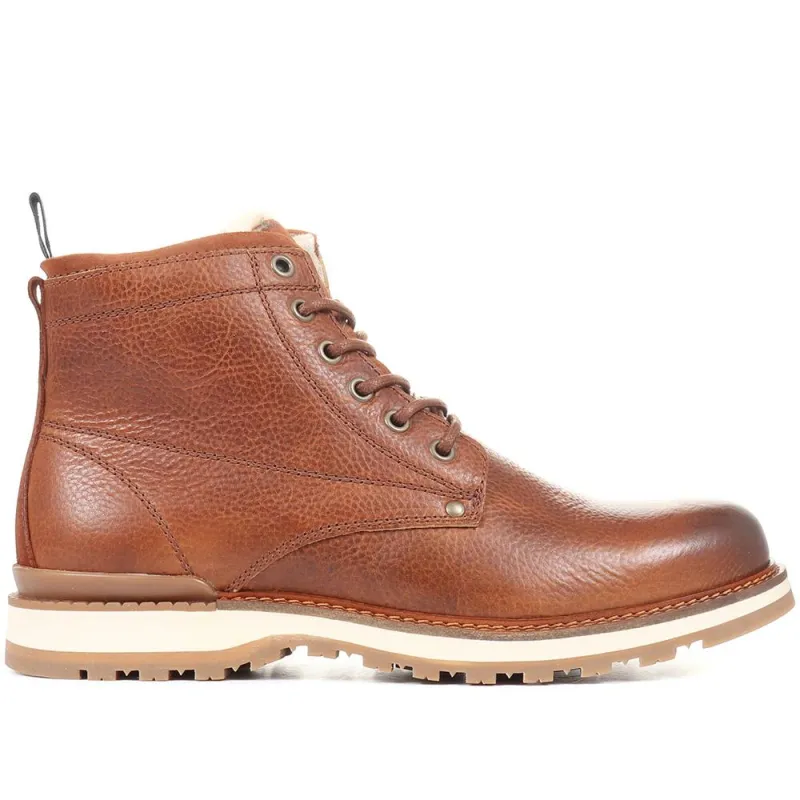 Ealing Leather Ankle Boots - EALING / 321 007 - Tan sold by Jones Bootmaker