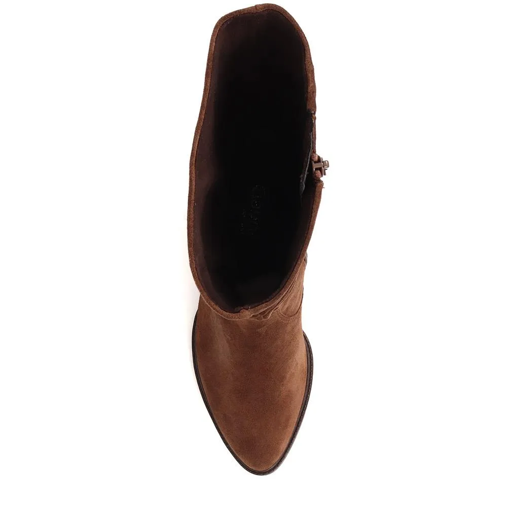 Ramona Suede Slouch Calf Boot - GAB30557 / 316 635 - Tan Suede sold by Jones Bootmaker product image thumbnail 5