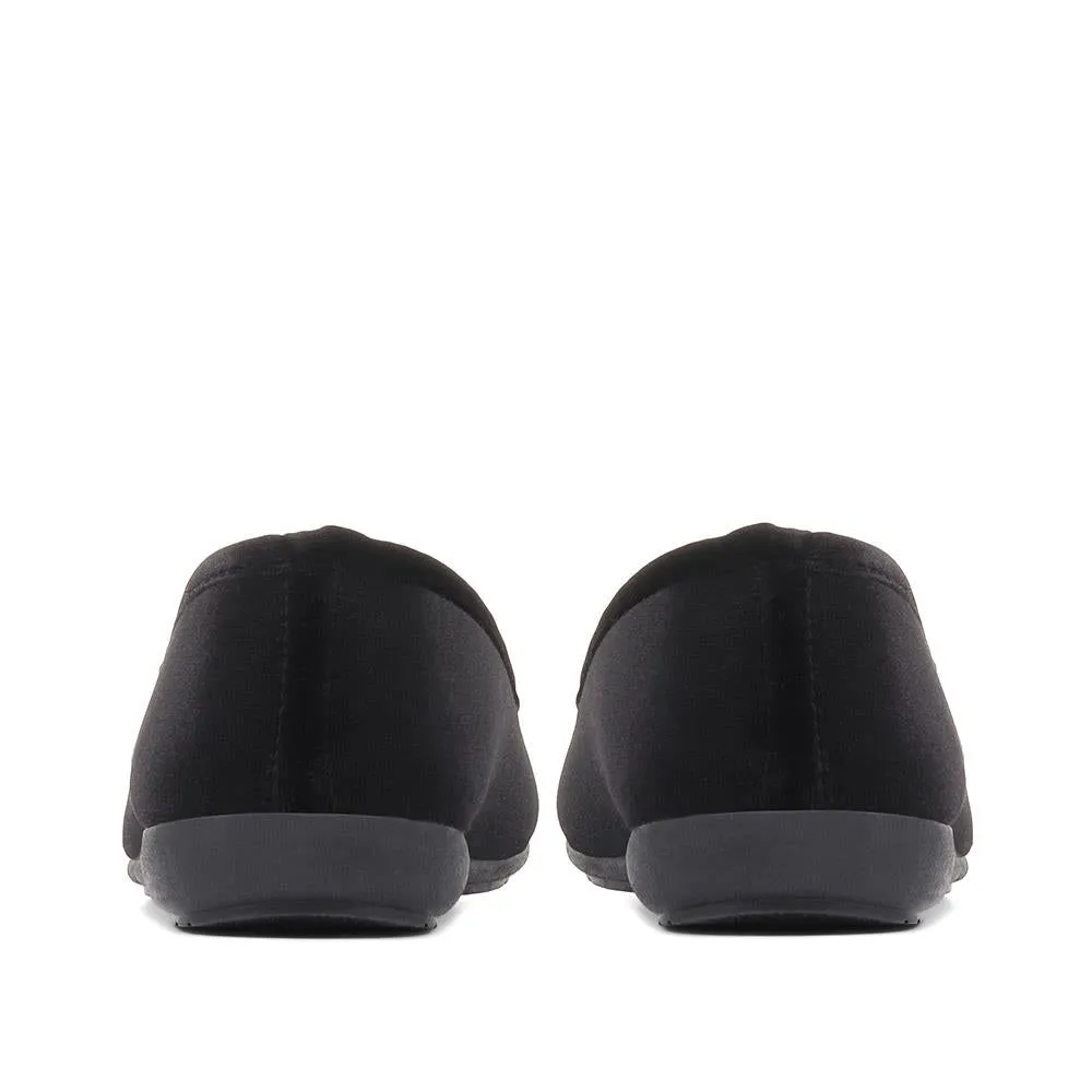 Erika Pom Pom Slippers - ERIKA / 322 776 - Black sold by Jones Bootmaker product image thumbnail 3