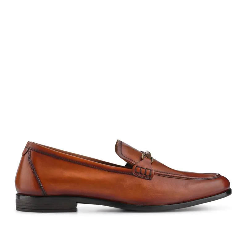 Raul Smart Leather Loafers - RAUL / 326 809 - Tan sold by Jones Bootmaker