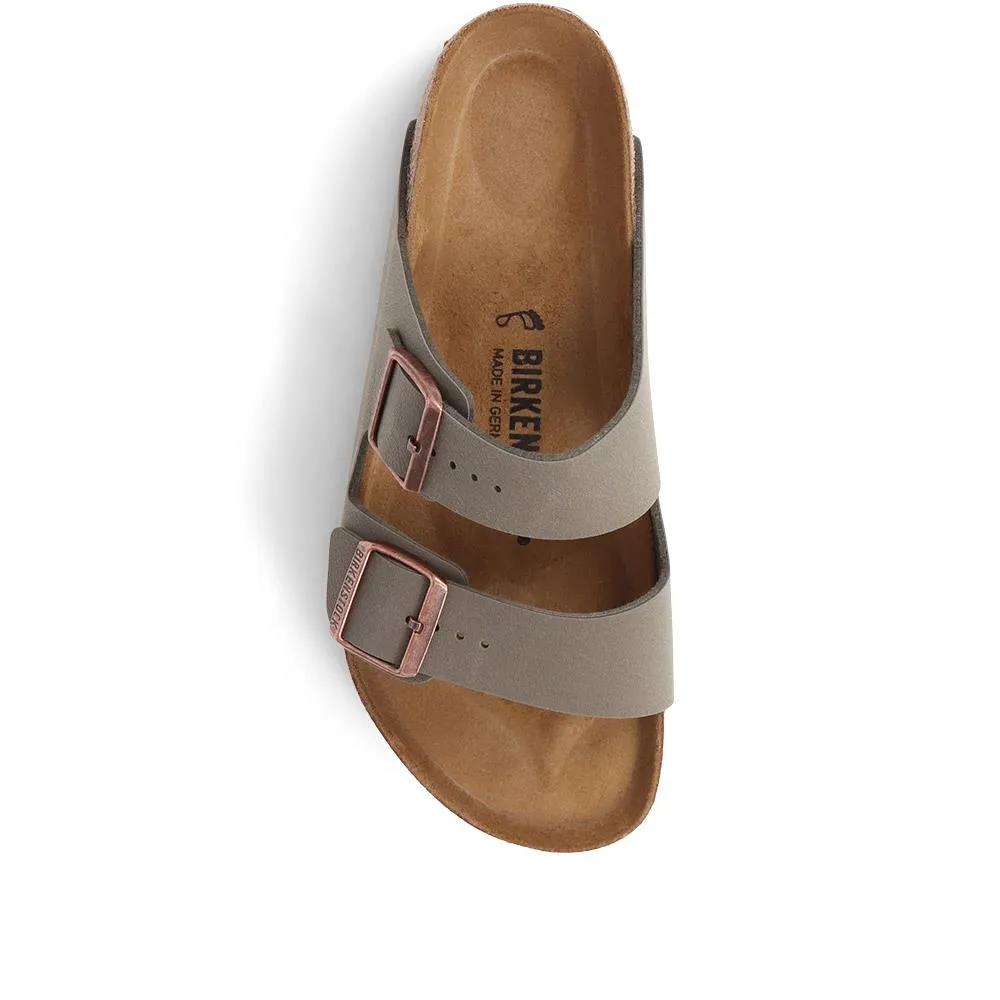 Birko-Flor Double Buckle Mule Sandals - BIRK37500 / 323 373 - Stone sold by Jones Bootmaker product image thumbnail 4