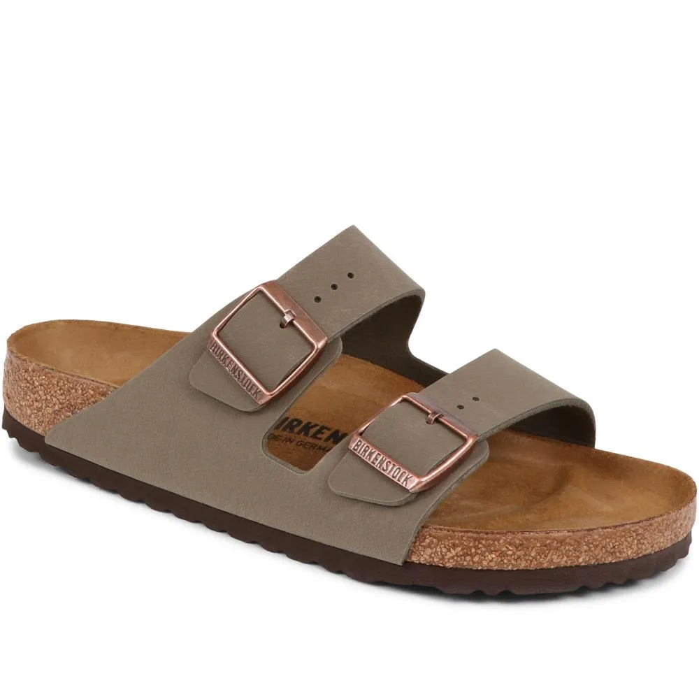 Birko-Flor Double Buckle Mule Sandals - BIRK37500 / 323 373 - Stone sold by Jones Bootmaker product image thumbnail 2