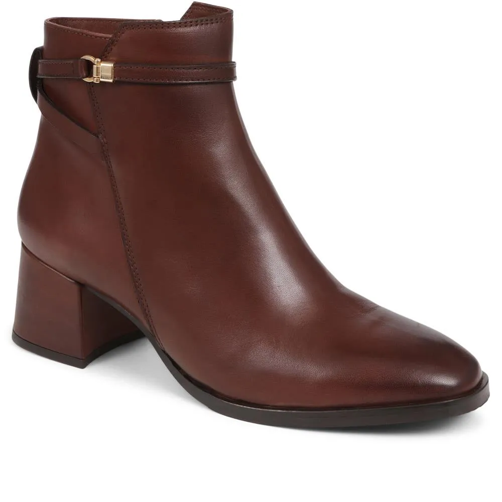Monika Heeled Ankle Boots - MONIKA / 324 335 - Brown sold by Jones Bootmaker product image thumbnail 2