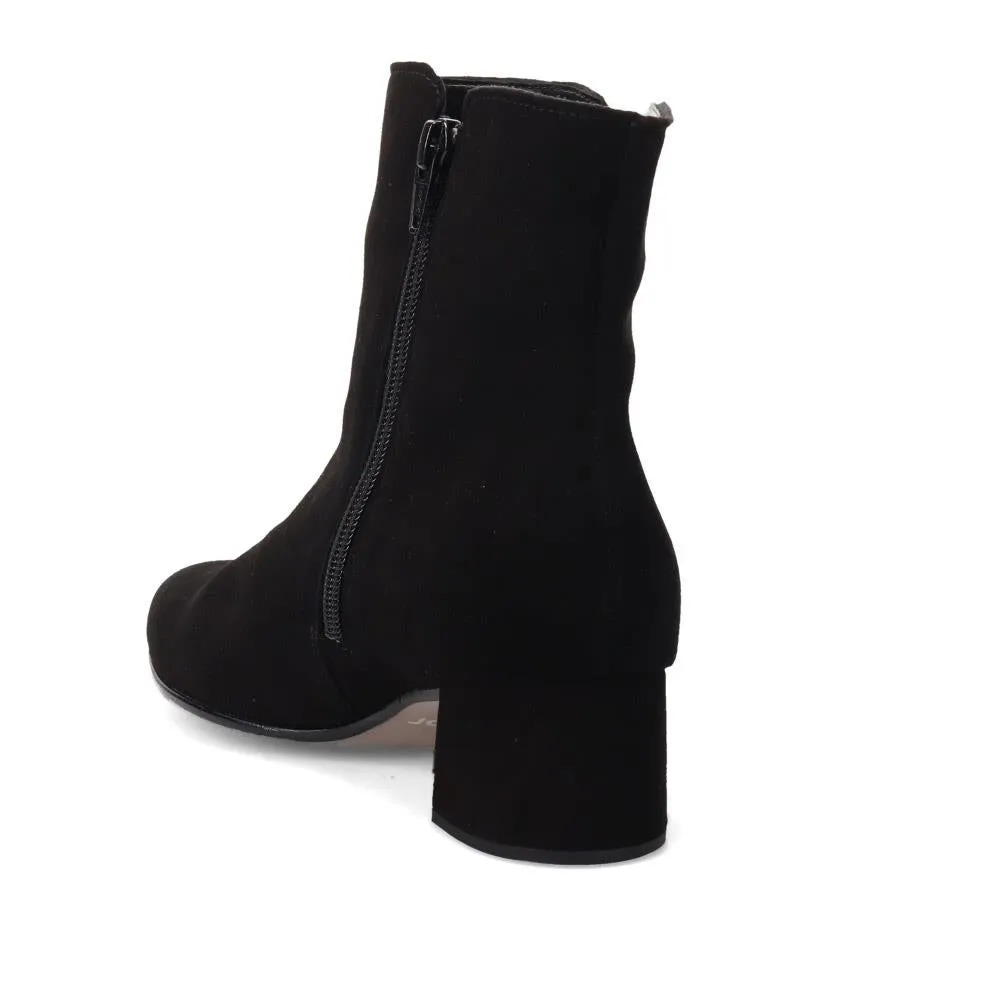 Abbey Smart Leather Ankle Boots - GAB41532 / 327 112 - Black Suede sold by Jones Bootmaker product image thumbnail 3