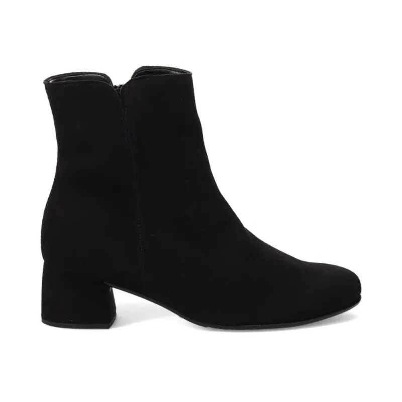 Abbey Smart Leather Ankle Boots - GAB41532 / 327 112 - Black Suede sold by Jones Bootmaker
