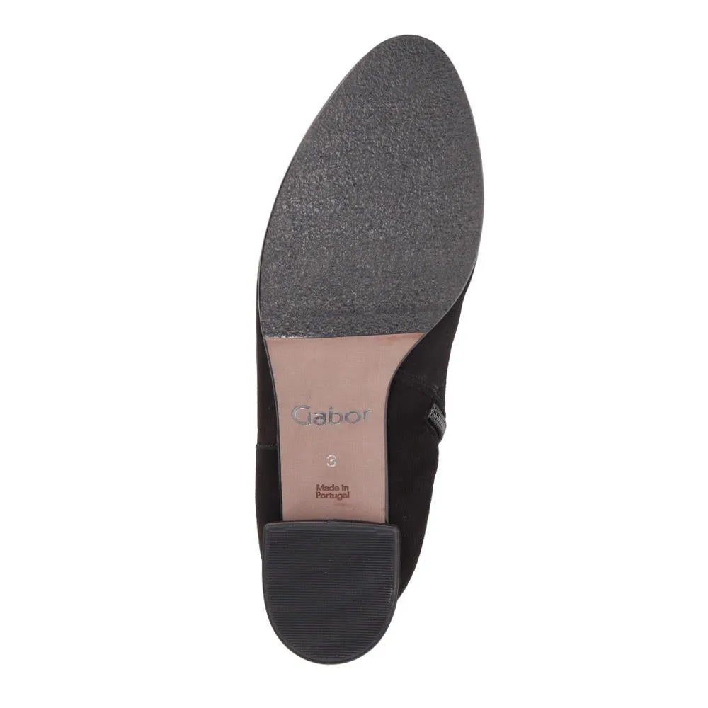 Abbey Smart Leather Ankle Boots - GAB41532 / 327 112 - Black Suede sold by Jones Bootmaker product image thumbnail 4