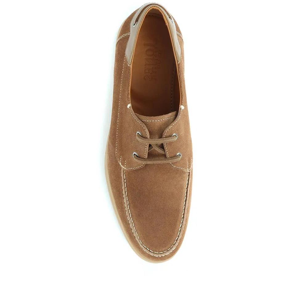 Quay Suede Leather Boat Shoes - QUAY / 321 688 - Light Brown sold by Jones Bootmaker product image thumbnail 4