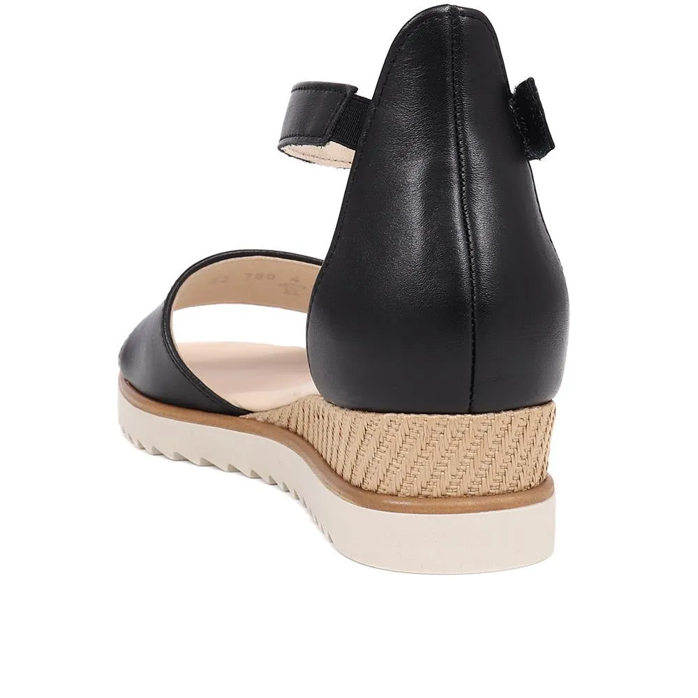 Ticho Leather Wedge Sandals - GAB39504 / 325 077 - Black sold by Jones Bootmaker product image thumbnail 3