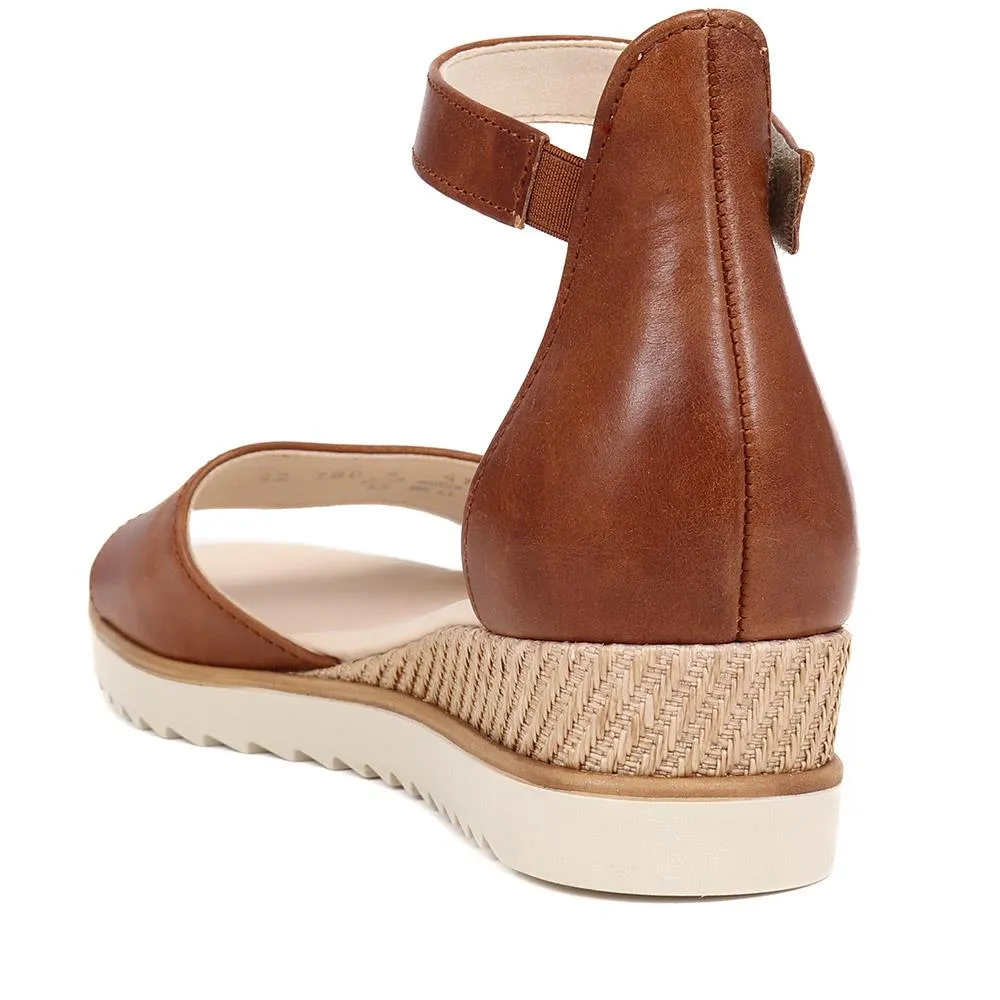 Ticho Leather Wedge Sandals - GAB39504 / 325 077 - Tan sold by Jones Bootmaker product image thumbnail 5