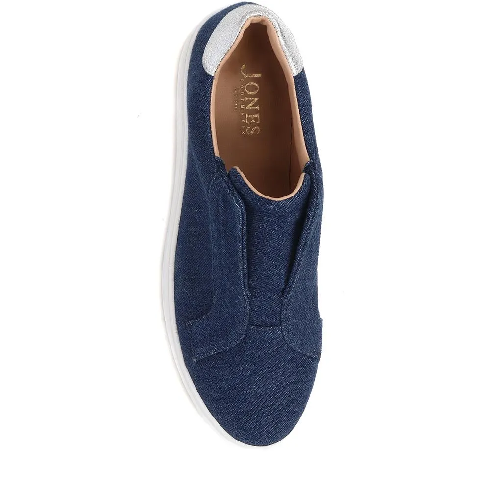 Fernanda Slip-on Trainers - FERNANDA2 / 325 349 - Denim sold by Jones Bootmaker product image thumbnail 5