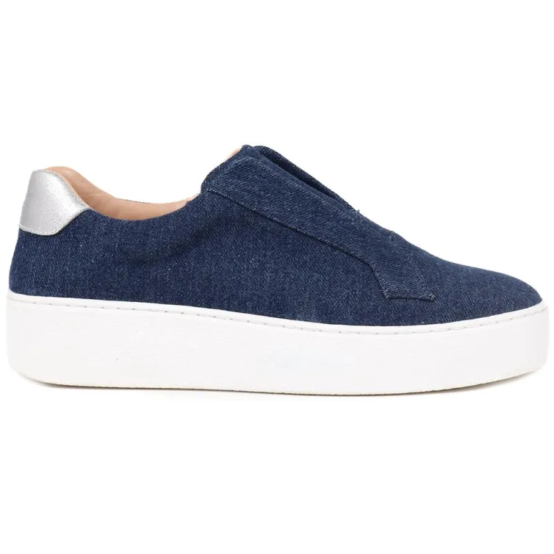 Fernanda Slip-on Trainers - FERNANDA2 / 325 349 - Denim sold by Jones Bootmaker