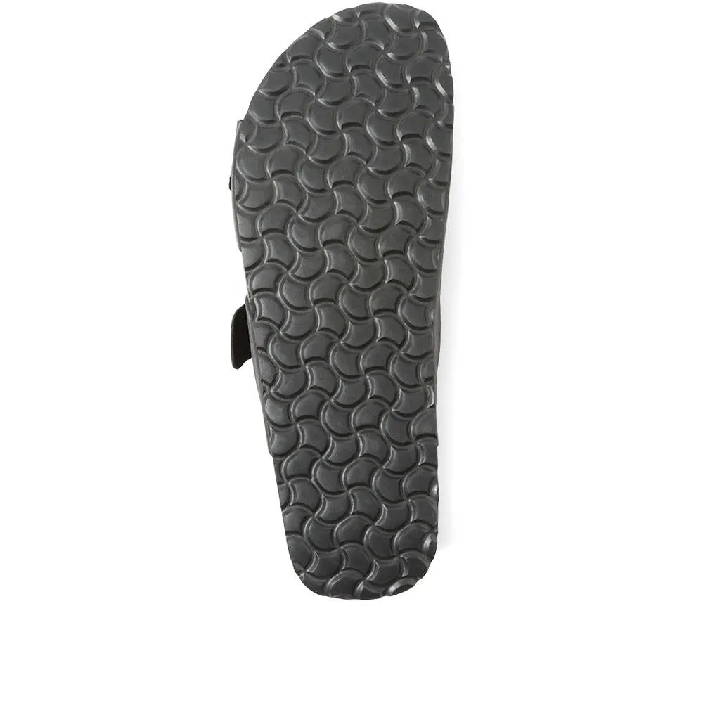 Leather Sandals - WALTHAMSTOW / 323 930 - Black sold by Jones Bootmaker product image thumbnail 5