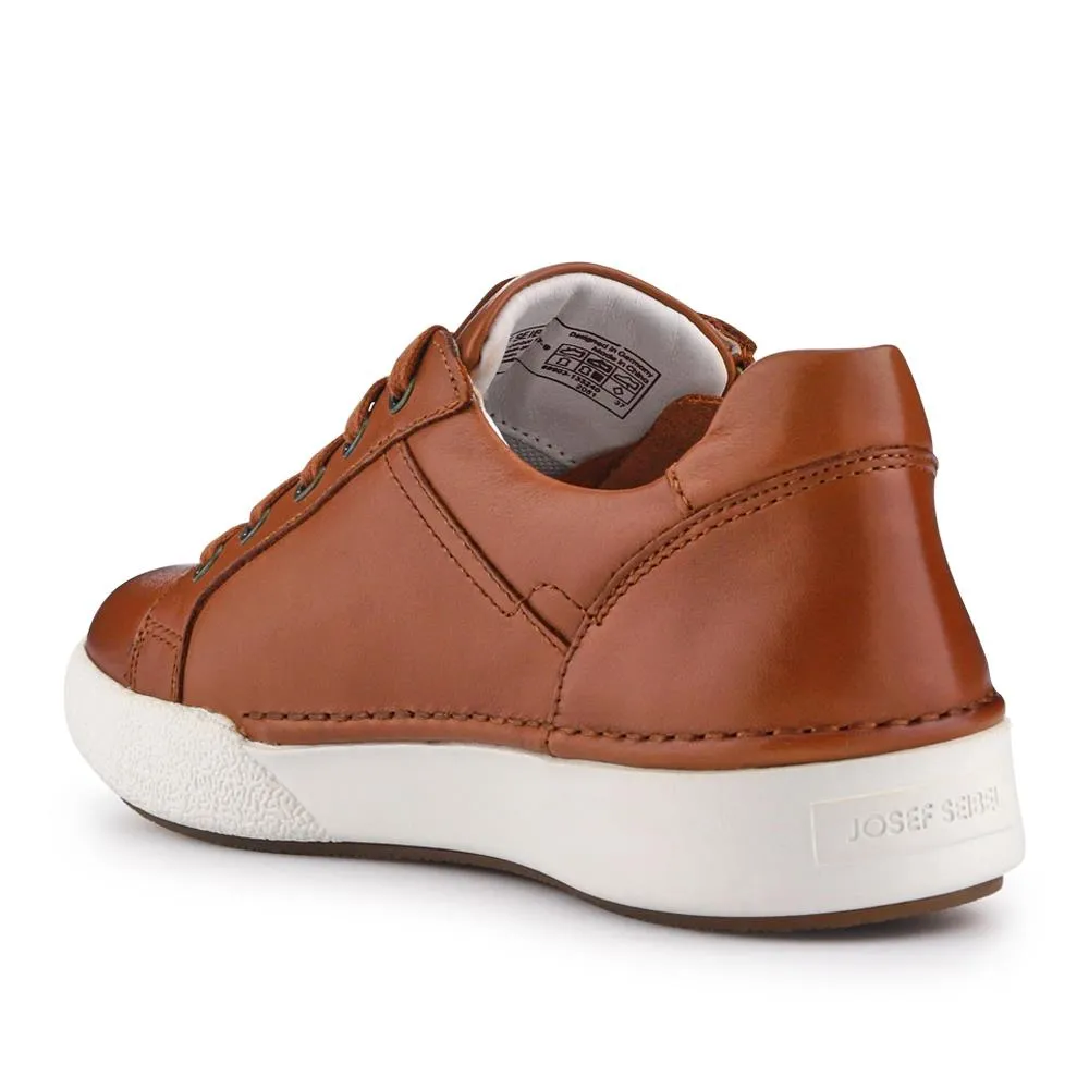 All-Leather Dual-Fastening Trainers - JOSEF41511 / 327 240 - Tan sold by Jones Bootmaker product image thumbnail 3