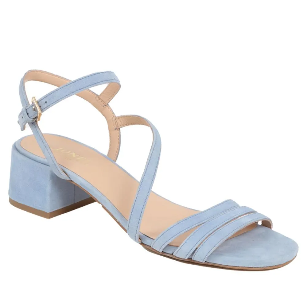 Ginette2 Heeled Leather Sandals - GINETTE2 / 325 061 - Pale Blue sold by Jones Bootmaker product image thumbnail 2