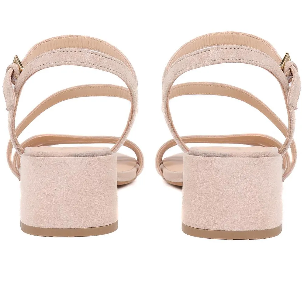 Ginette2 Heeled Leather Sandals - GINETTE2 / 325 061 - Beige sold by Jones Bootmaker product image thumbnail 3