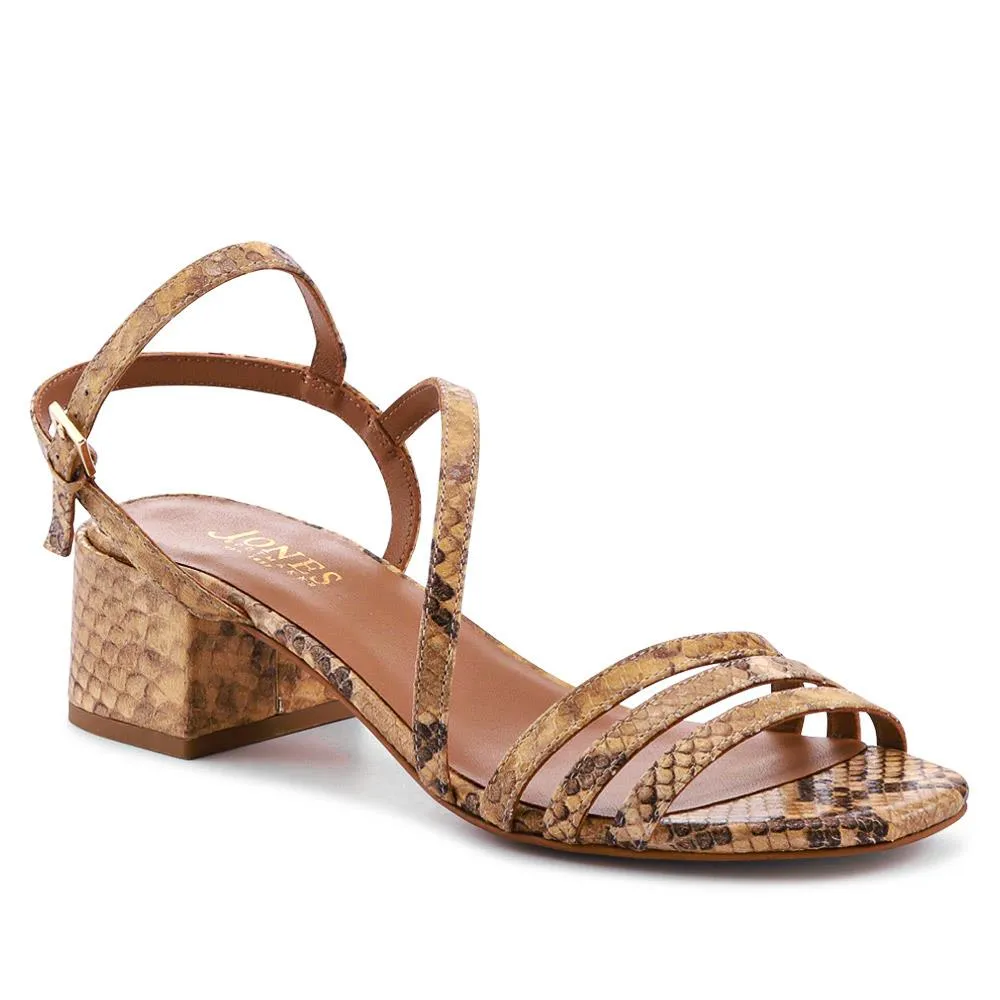 Ginette2 Heeled Leather Sandals - GINETTE2 / 325 061 - Snake sold by Jones Bootmaker product image thumbnail 2