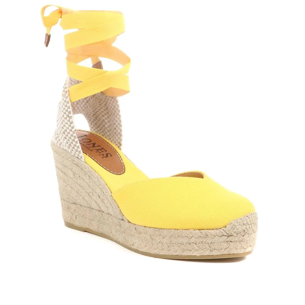 Alyssa Wedge Espadrille Sandals - ALYSSA / 320 328 - Yellow sold by Jones Bootmaker product image thumbnail 2