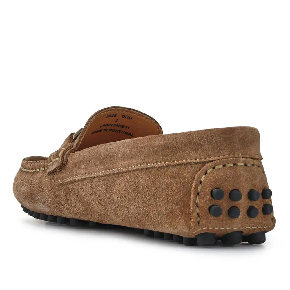 Leather Slip-On Moccasins - BARBR41507 / 326 768 - Taupe sold by Jones Bootmaker product image thumbnail 3