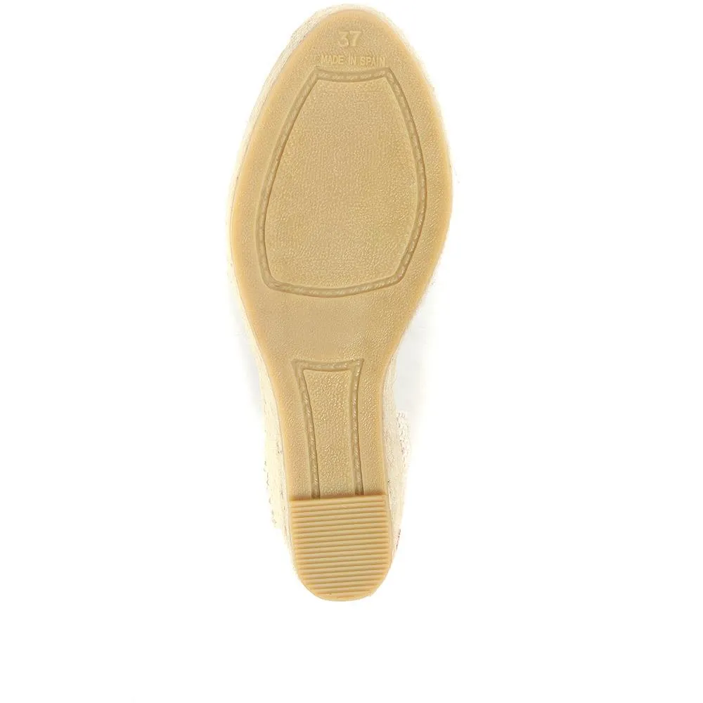 Alyssa Wedge Espadrille Sandals - ALYSSA / 320 328 - Grey sold by Jones Bootmaker product image thumbnail 5