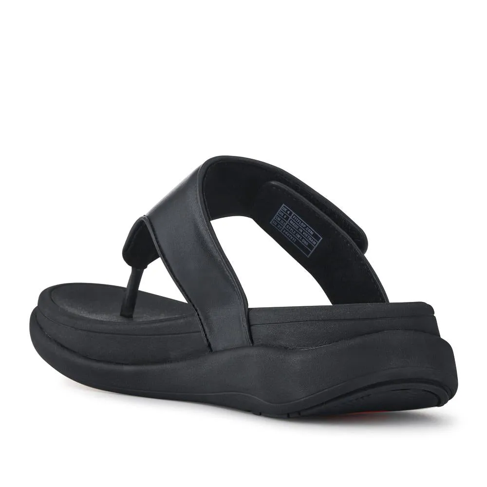 Wedge-Heeled Toe-Post Sandals - FITF41511 / 326 868 - Black sold by Jones Bootmaker product image thumbnail 3