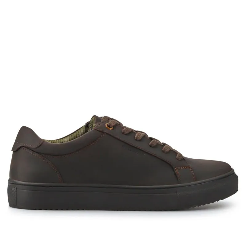 Harlow Cushioned Leather Trainers - HARLOW / 326 971 - Brown sold by Jones Bootmaker