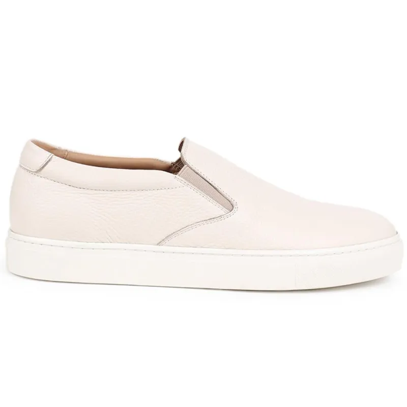 Ryden Leather Slip-On Shoes - RYDEN / 326 498 - Off White sold by Jones Bootmaker