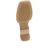Dominica Leather Heeled Mules - DOMINICA / 323 833 - Sand sold by Jones Bootmaker