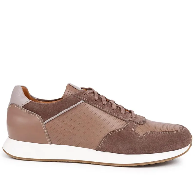 Southsea Lace-Up Trainers  - SOUTHSEA / 326 325 - Taupe sold by Jones Bootmaker