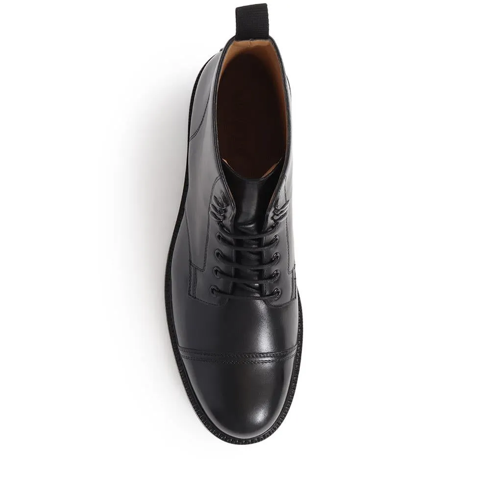 Finch Leather Lace-Up Boots - FINCH / 325 742 - Black sold by Jones Bootmaker product image thumbnail 5