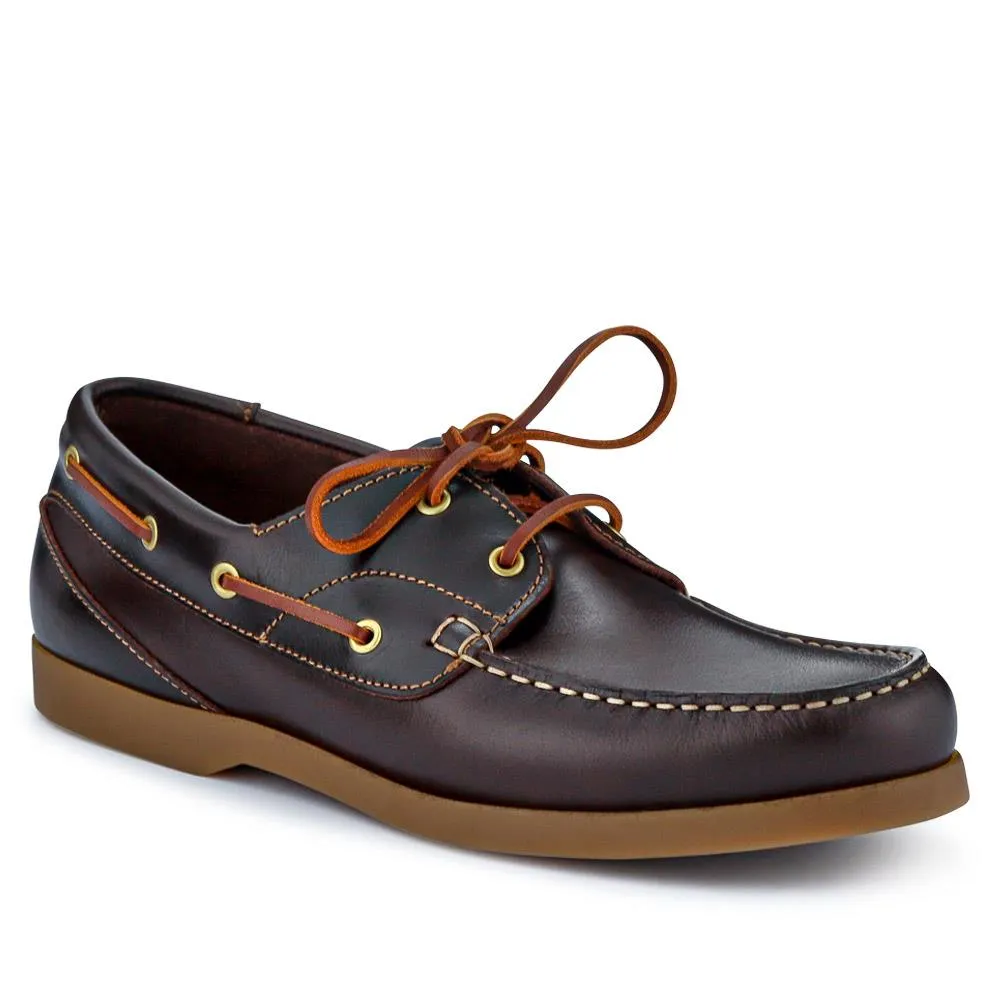 Parsons Leather Boat Shoes - PARSONS / 320 153 - Brown sold by Jones Bootmaker product image thumbnail 3