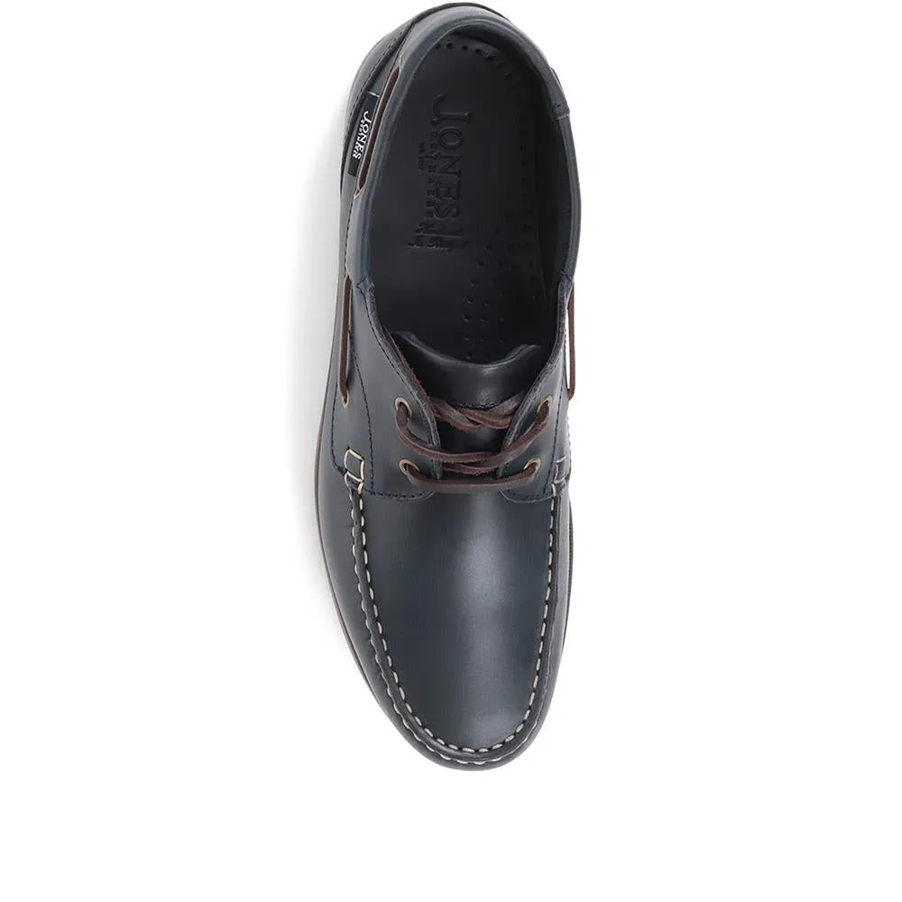 Parsons Leather Boat Shoes - PARSONS / 320 153 - Navy sold by Jones Bootmaker product image thumbnail 4