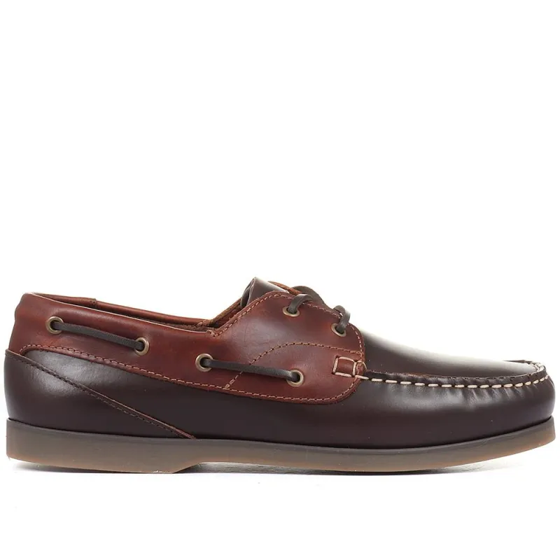Parsons Leather Boat Shoes - PARSONS / 320 153 - Dark Brown sold by Jones Bootmaker