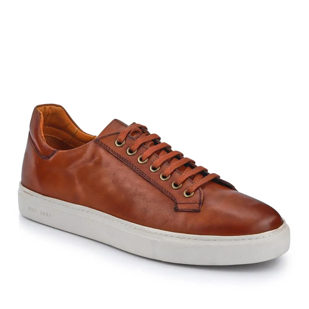 Simon Leather Men's Trainers - SIMON / 319 270 - Tan sold by Jones Bootmaker product image thumbnail 2