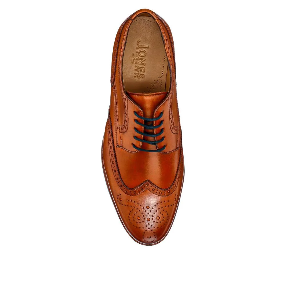 Manning Wide-Fit Men's Brogues - MANNING / 320 487 - Tan sold by Jones Bootmaker product image thumbnail 4
