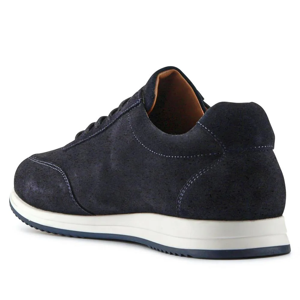 Southend2 Leather Trainers - SOUTHEND2 / 325 111 - Navy Suede sold by Jones Bootmaker product image thumbnail 3