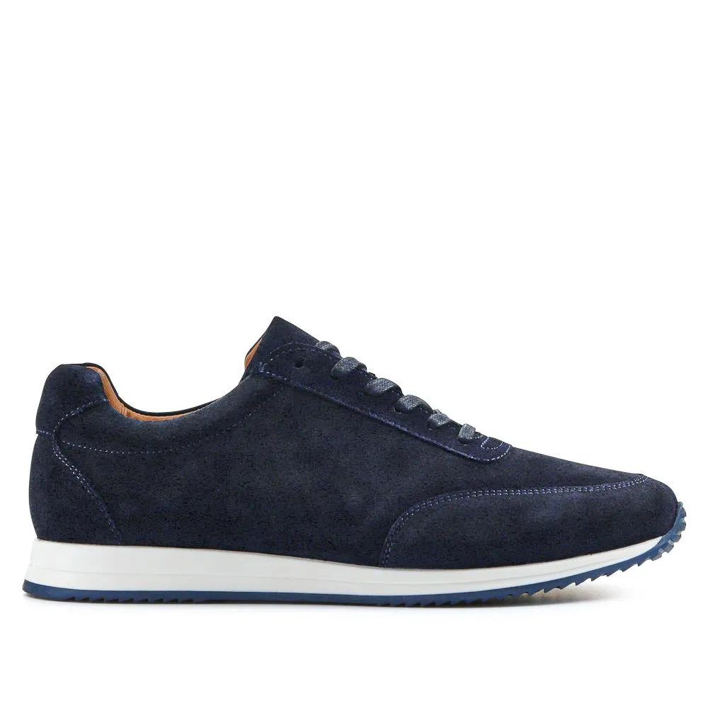 Southend2 Leather Trainers - SOUTHEND2 / 325 111 - Navy Suede sold by Jones Bootmaker